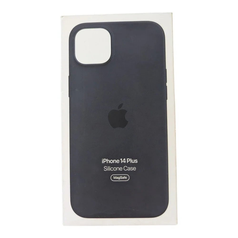 G3-O Apple Silicone Case with MagSafe for iPhone 14/15 Plus - Black